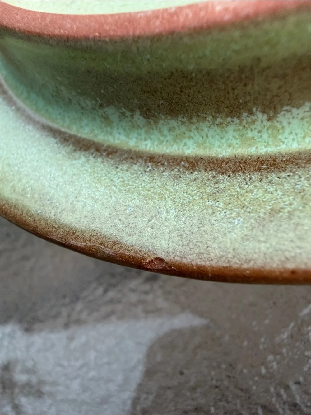 Frankoma Green and Brown Lidded Serving Bowl